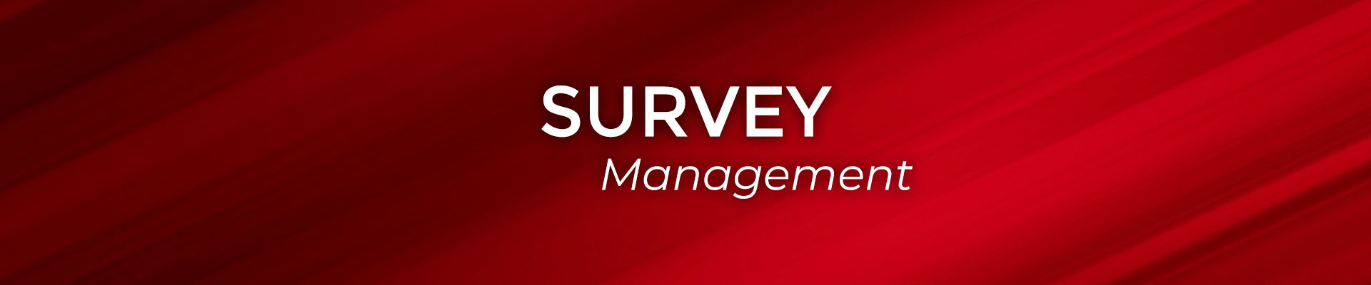 Survey Management
